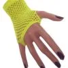 Nethandschoen Kort Vingerloos Fluor Geel
