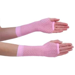 Nethandschoenen Halflang Licht Roze