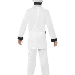 Ninja Assassin Kostuum, Kind, Wit/Zwart -Kostuum Winkel ninja assassin kostuum kind wit zwart 2