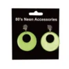 Oorringen Neon Groen