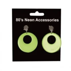 Oorringen Neon Groen