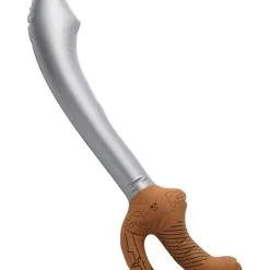 Opblaasbaar Piratenzwaard, Bruin, Ca. 61 Cm