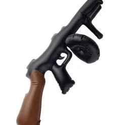 Opblaasbare Tommy Gun, Zwart, 75cm