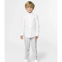 Shirt LS White Knight Boys