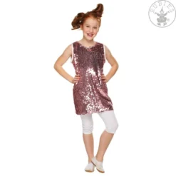 Paillettenjurkje Roze, Kind