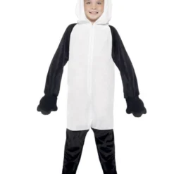 Panda Kostuum, Zwart/Wit, Kind -Kostuum Winkel panda kostuum zwart wit kind 2