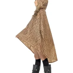 Party Poncho Giraf -Kostuum Winkel party poncho giraf 2