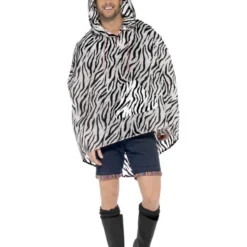 Party Poncho Zebra