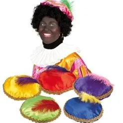 Piet Baret Satijn Met Veer Assortie -Kostuum Winkel piet baret satijn met veer assortie 2