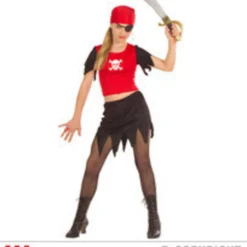 Piratenmeisje Fiberoptisch 140