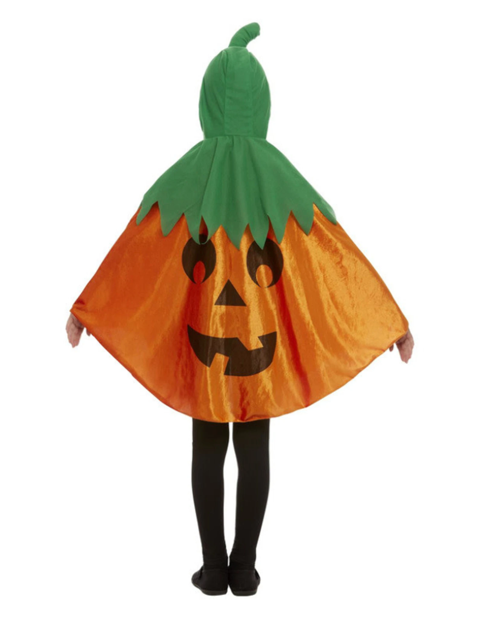 Pompoen Cape Met Capuchon, Oranje 2 Pompoen Cape Met Capuchon, Oranje - Afbeelding 2