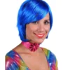 Pruik Luxe Larissa, Blauw