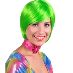 Pruik Luxe Larissa, Groen