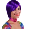 Pruik Luxe Larissa, Paars