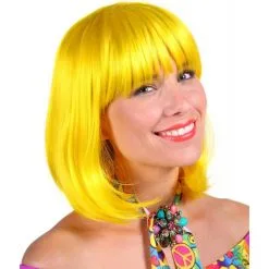 Pruik Luxe Samantha, Geel
