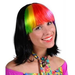 Pruik Luxe Samantha, Mix Van Kleuren