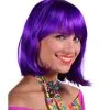 Pruik Luxe Samantha, Paars