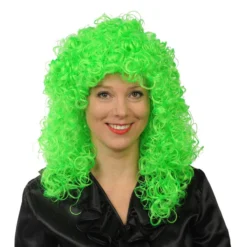 Pruik Roxy Wetlook Neongroen
