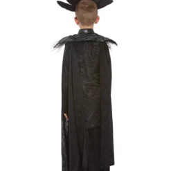 Raaf Prins Kostuum Kind, Zwart -Kostuum Winkel raaf prins kostuum kind zwart 3