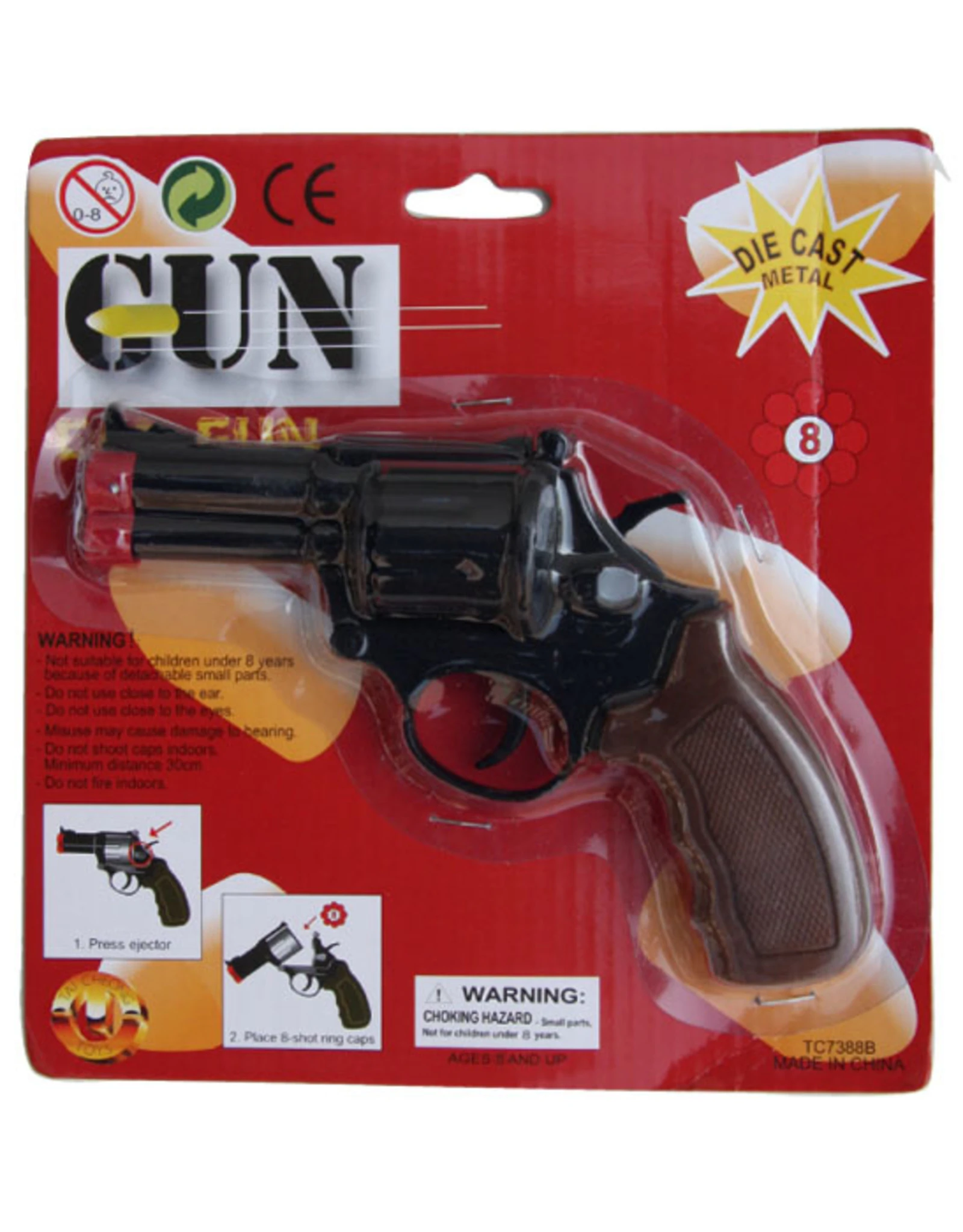 Revolver 8 Shots Politie 1 Revolver 8 Shots Politie