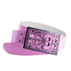 Riem Roze Met Strass Buckle