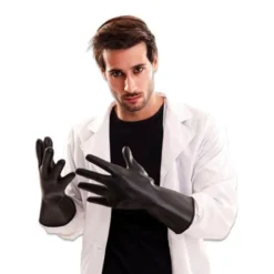 Rubberen Handschoenen Zwart (33.5x14cm)