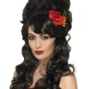 Senorita Pruik, Zwart En Bruin Met Roos
