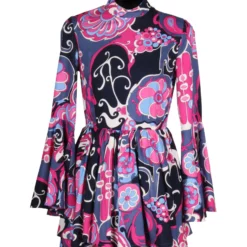 Seventies Jurk, Paars