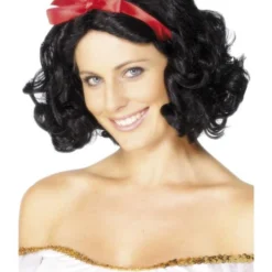 Sprookjes Pruik Sneeuwwitje