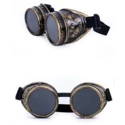 Steampunk Bril Goud Kleurig