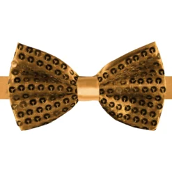 Strikje Pailletten, Goud