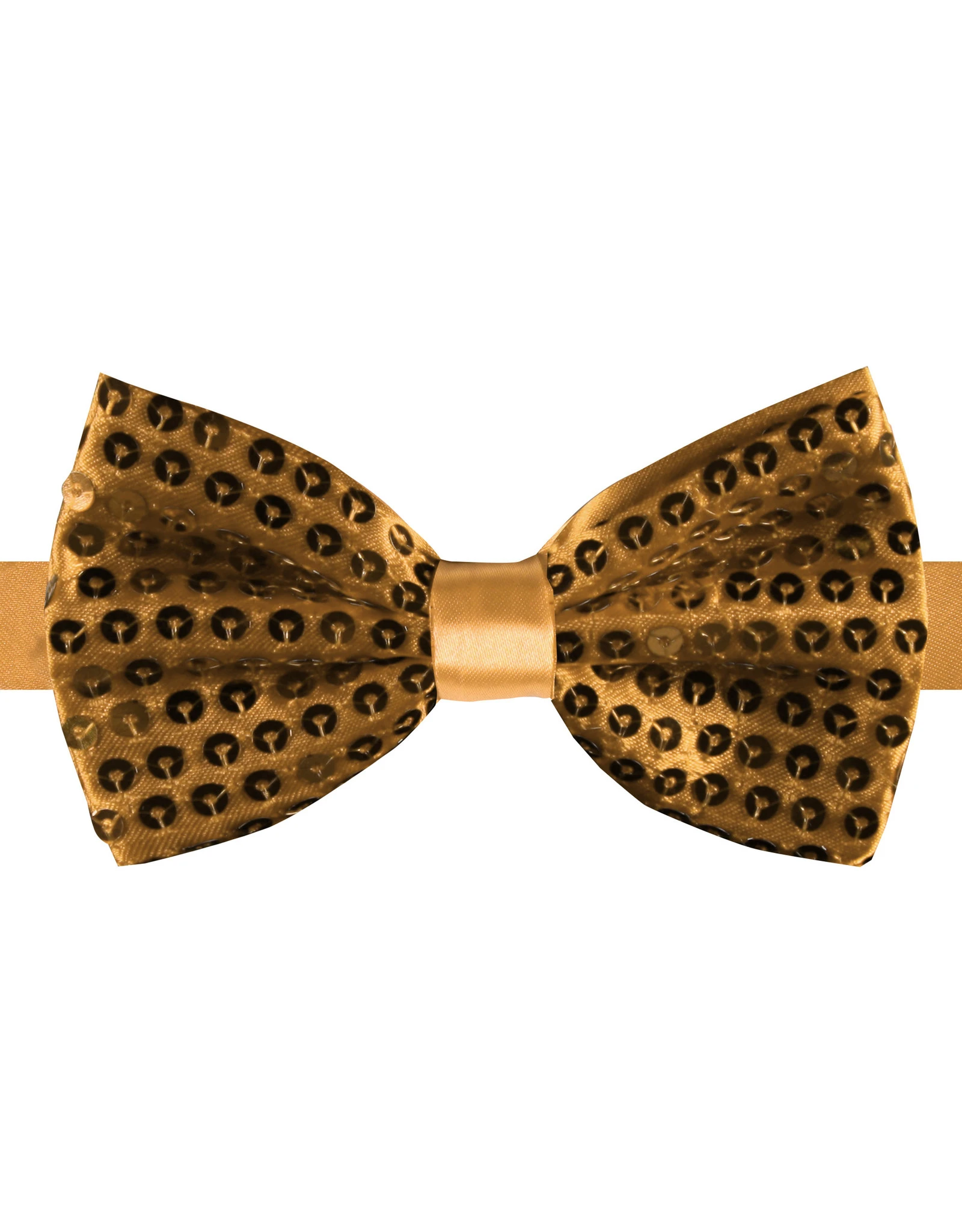 Strikje Pailletten, Goud 1 Strikje Pailletten, Goud