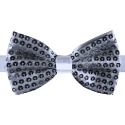 Strikje Pailletten, Zilver