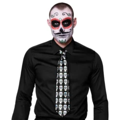 Stropdas Calaveras (ongeknoopt) -Kostuum Winkel stropdas calaveras ongeknoopt 2