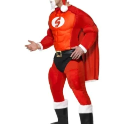 Super Fit Kerstman Kostuum -Kostuum Winkel super fit kerstman kostuum 2