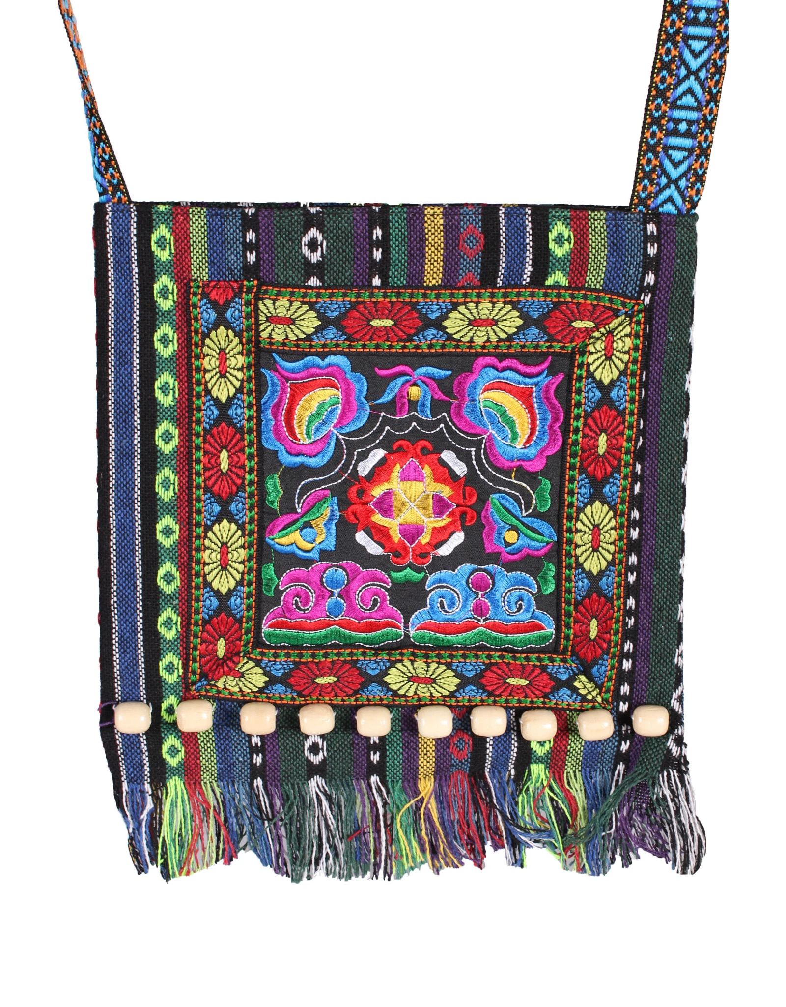 Tasje Hippie, Petrol 1 Tasje Hippie, Petrol