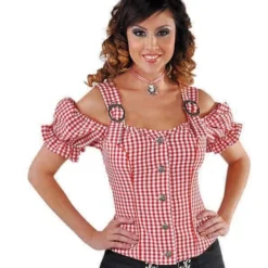 Tirools Bloesje Brabants Bont Rood/Wit