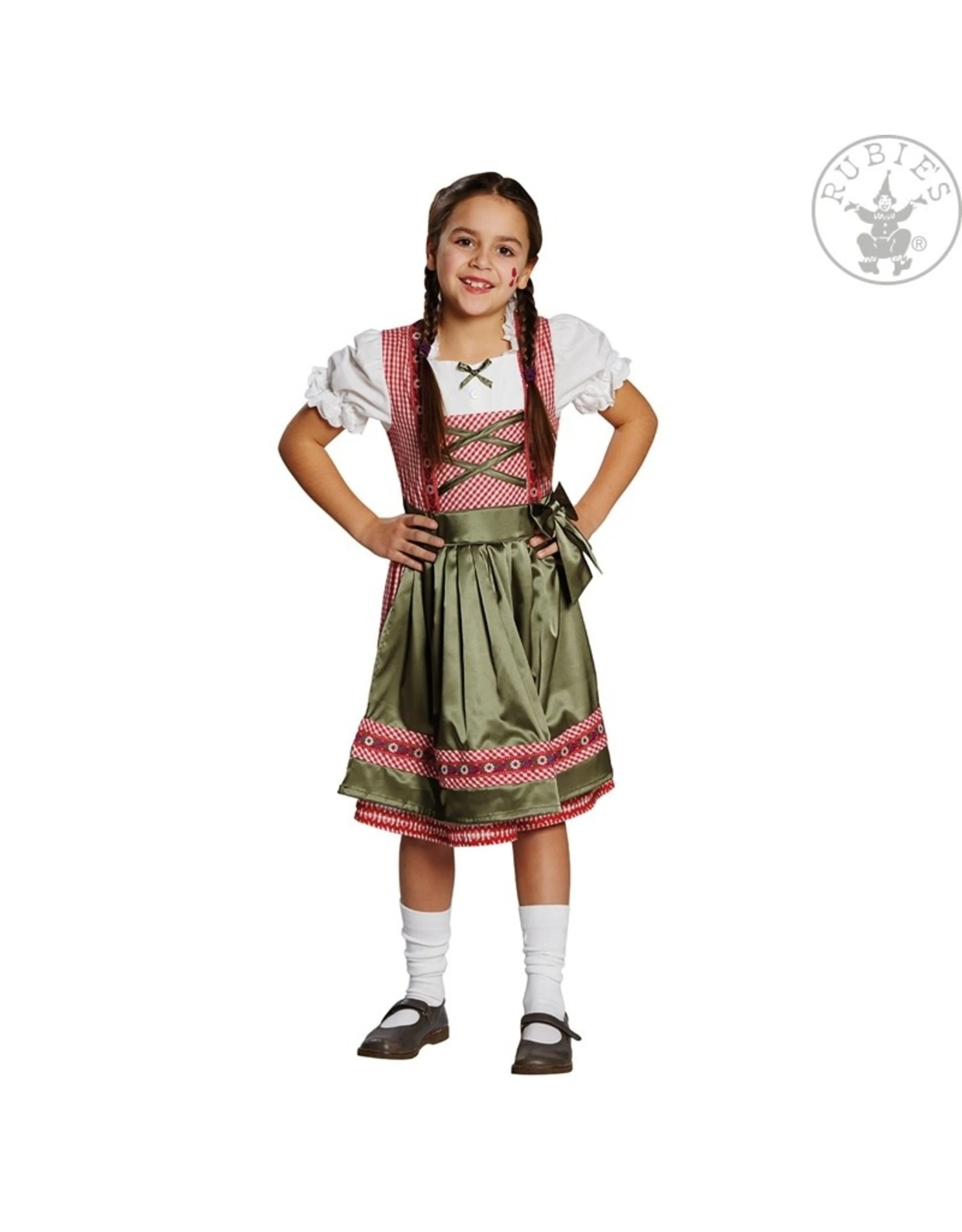 Tirools Meisje Clara Rood/Groen 1 Tirools Meisje Clara Rood/Groen