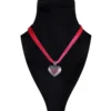 Trachten Sieraad Hart, Rood