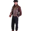 Vest Heer Steampunk ''Cyrus'', Bruin