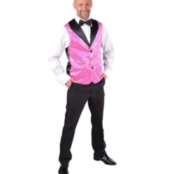 Vest Paillet Velour De Panne