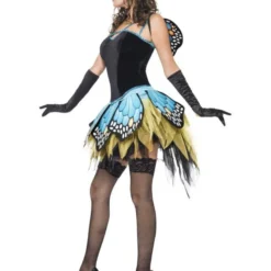 Vlinder Kostuum Blauw -Kostuum Winkel vlinder kostuum blauw 2