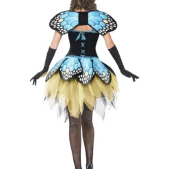 Vlinder Kostuum Blauw -Kostuum Winkel vlinder kostuum blauw 3