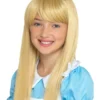 Wonderland Prinses Pruik, Blond Voor Kinderen