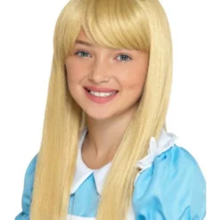 Wonderland Prinses Pruik, Blond Voor Kinderen